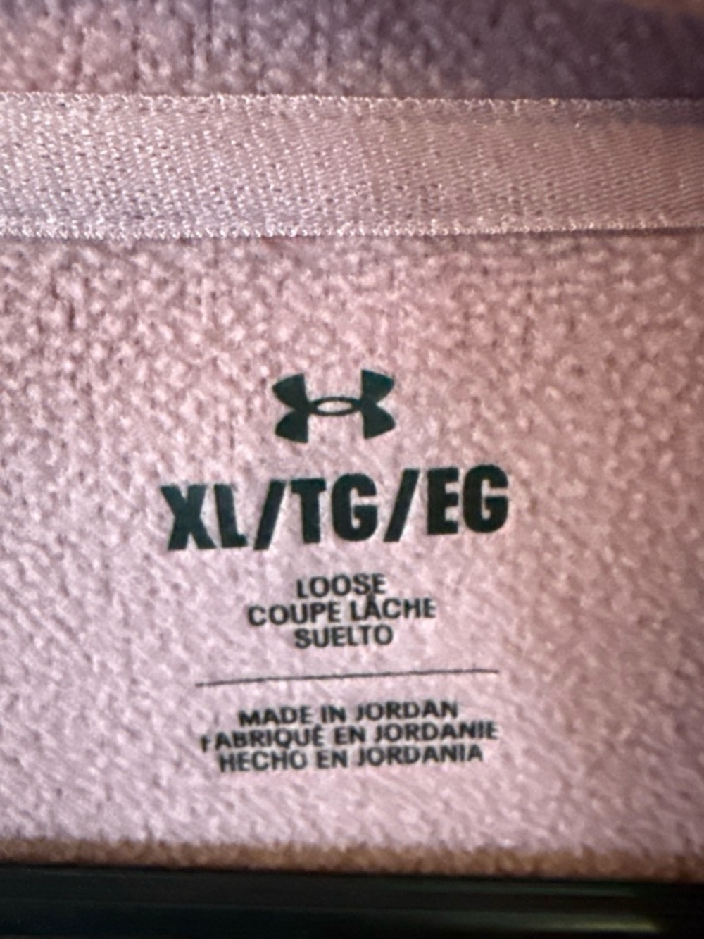 Under Armour Women's Dusty Pink Pullover Hoodie - Picture 4 of 5